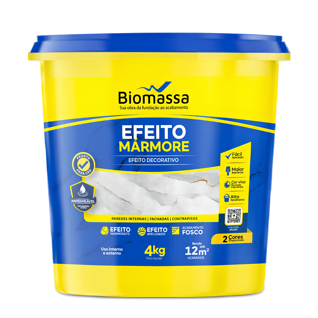 [EM000] Efecto decorativo mármol (Blanco)